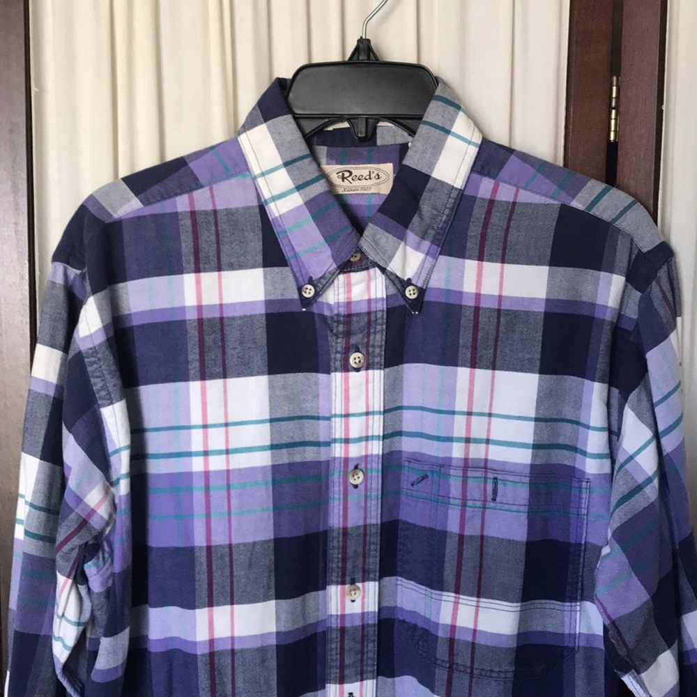 Vintage Reed’s plaid shirt Sz L